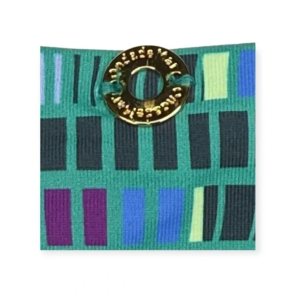 new OndadeMar Swimwear ☀︎︎Multi Strap Tri Top Bikini Set ☀︎︎ Green Print ☀︎︎ M L - Picture 8 of 14